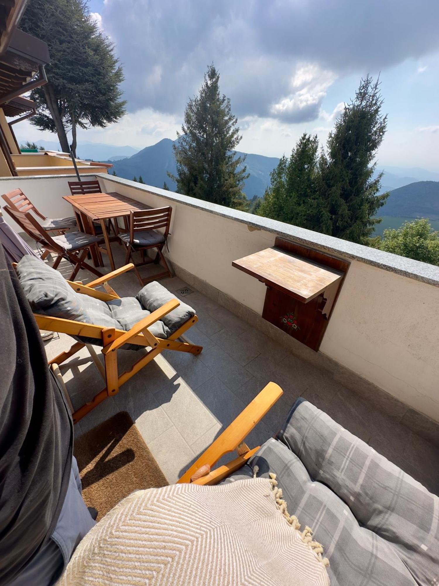 Ferienwohnung Panorama 1200, In The Heart Of The San Fermo Hills Adrara San Rocco Exterior foto