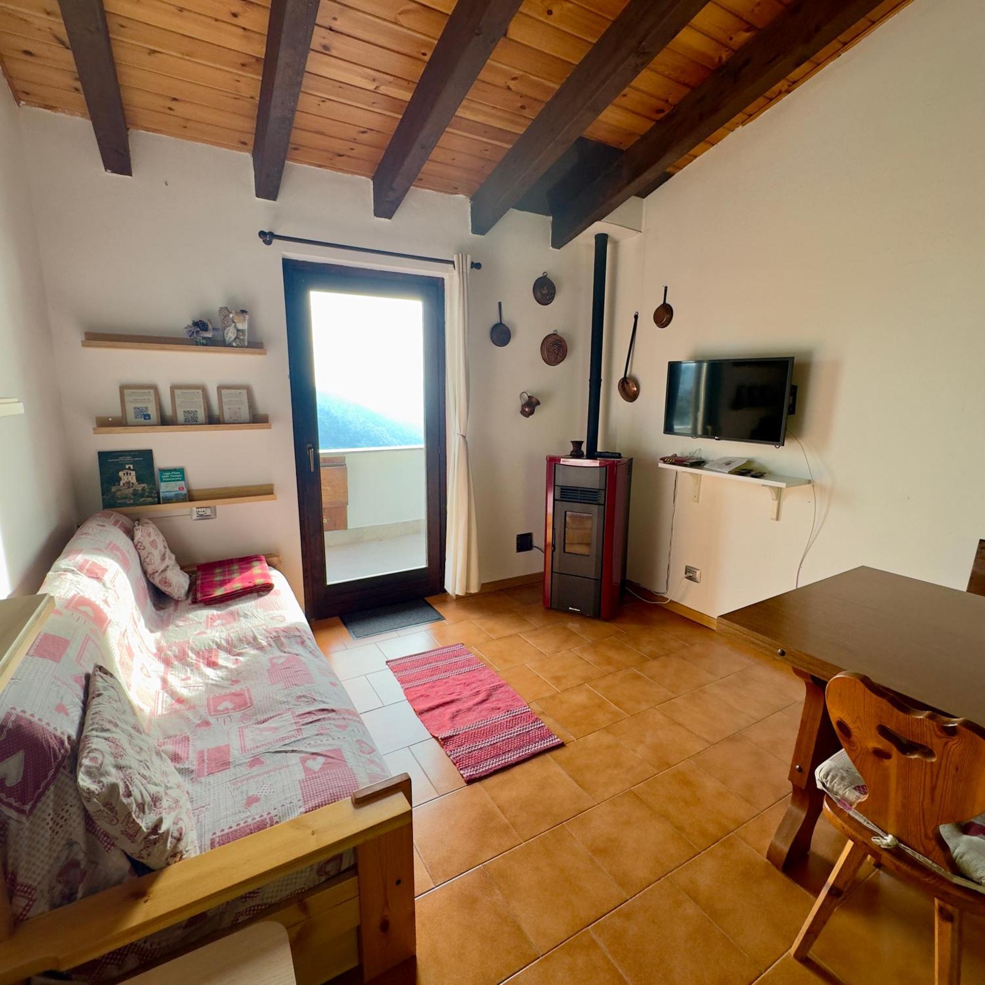 Ferienwohnung Panorama 1200, In The Heart Of The San Fermo Hills Adrara San Rocco Exterior foto
